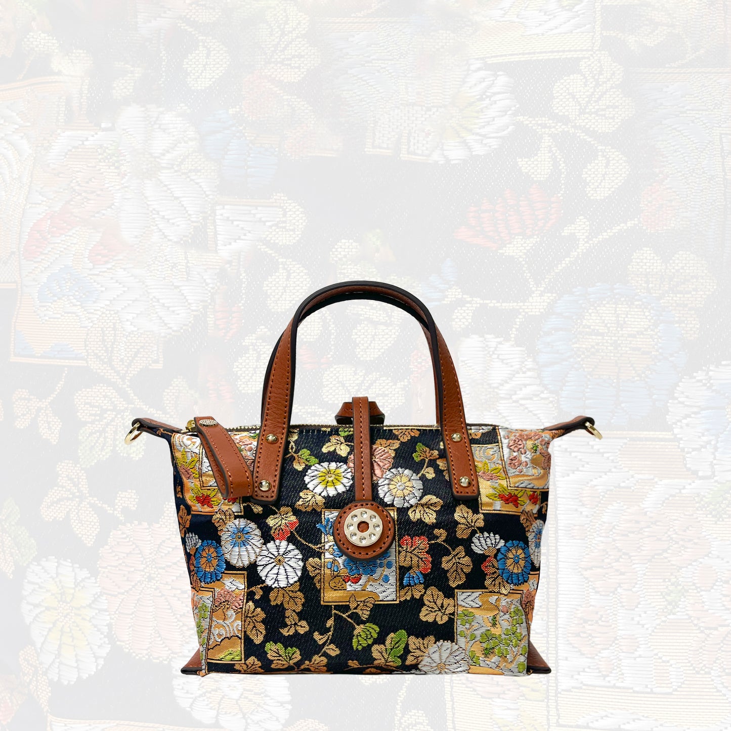 【Limited Edition】NISHIJIN | Nishijin-ori Mini Handbag (Deep)