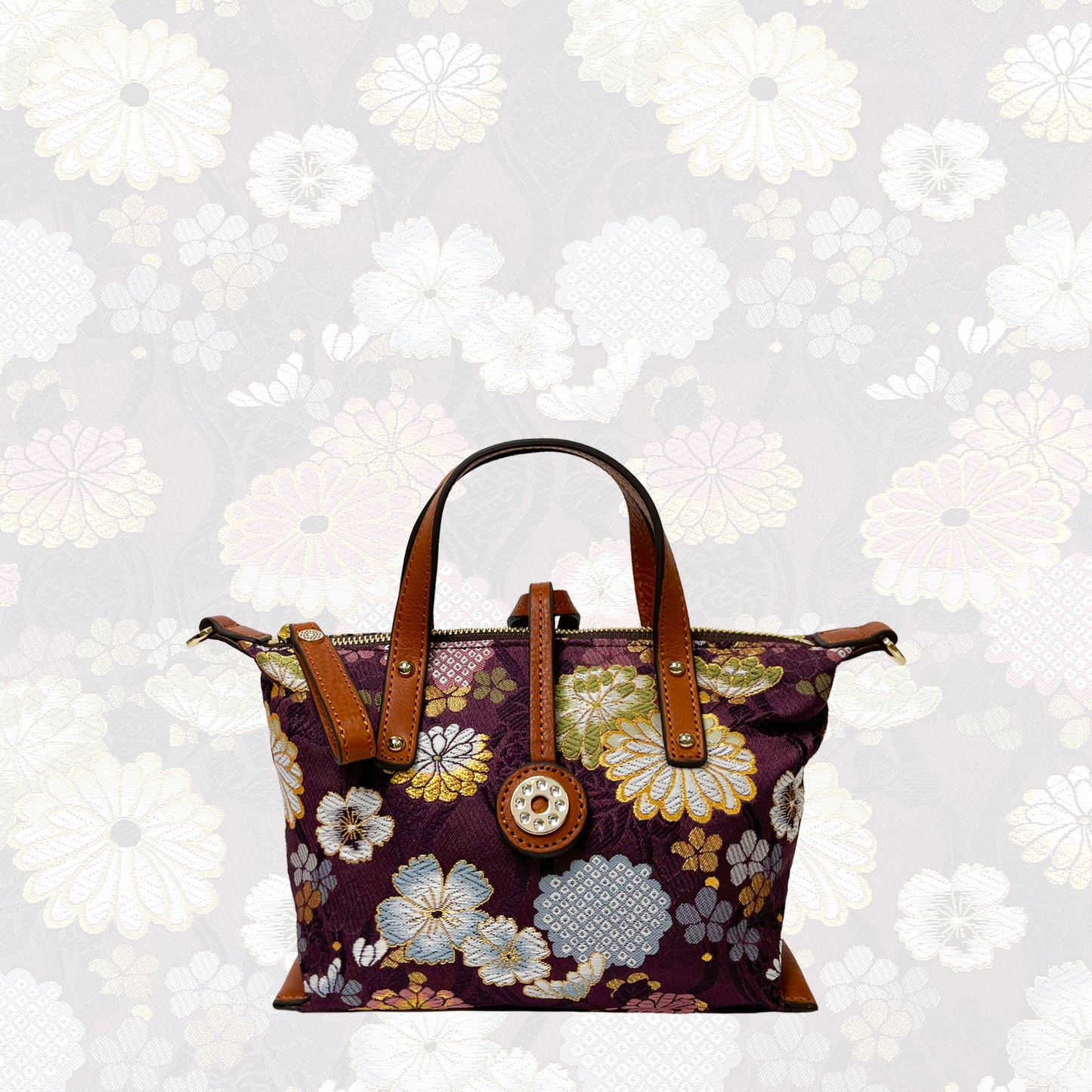 【Limited Edition】NISHIJIN | Nishijin Ori Kinran Mini Tote Bag