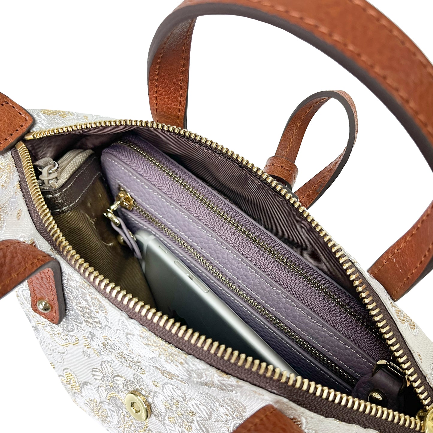 【Limited Edition】NISHIJIN | Nishijin Ori Kinran Mini Tote Bag