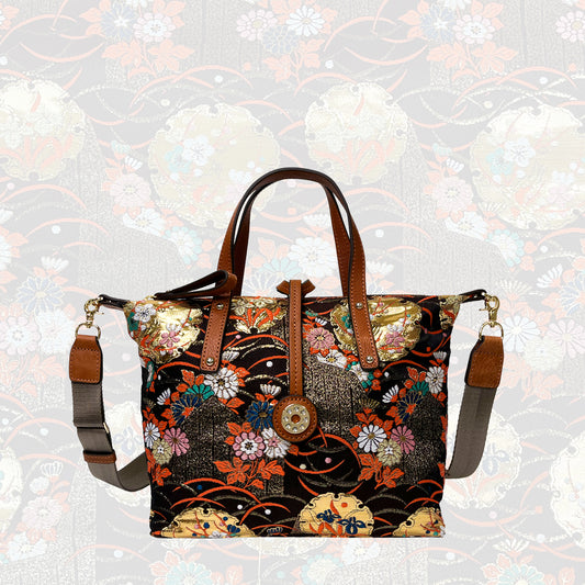 NISHIJIN | Nishijin Weave Convertible Tote Bag (Deep)