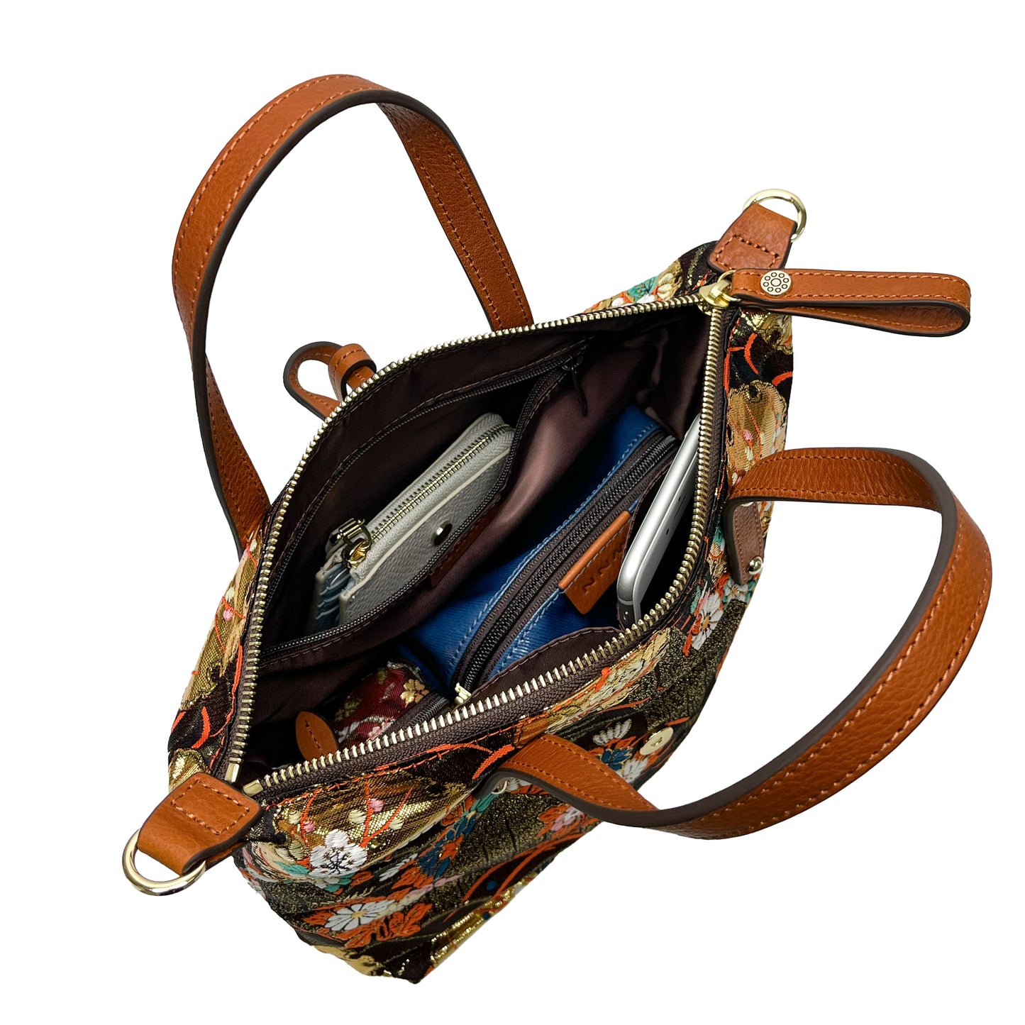NISHIJIN | Nishijin Weave Convertible Tote Bag (Deep)