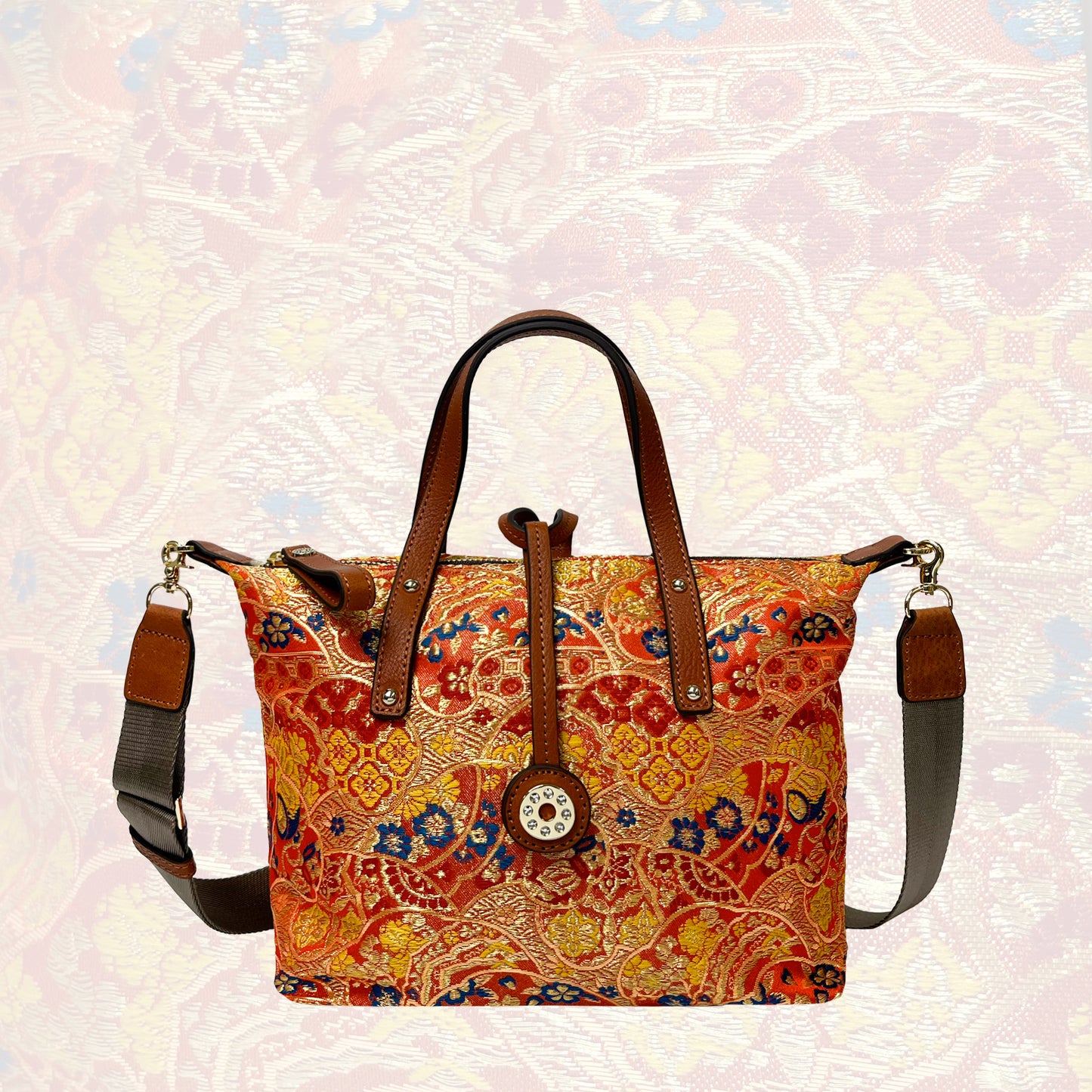 NISHIJIN | Nishijin Weave Convertible Tote Bag (Colorful)