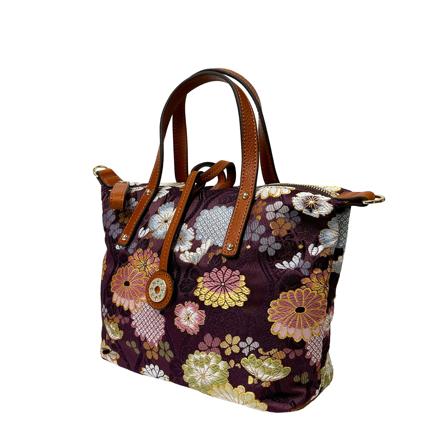 NISHIJIN | Nishijin Weave Convertible Tote Bag (Colorful)