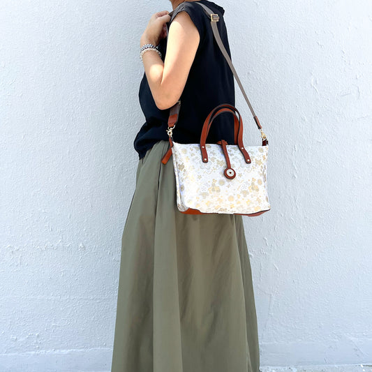 NISHIJIN | Nishijin Weave Convertible Tote Bag (Colorful)