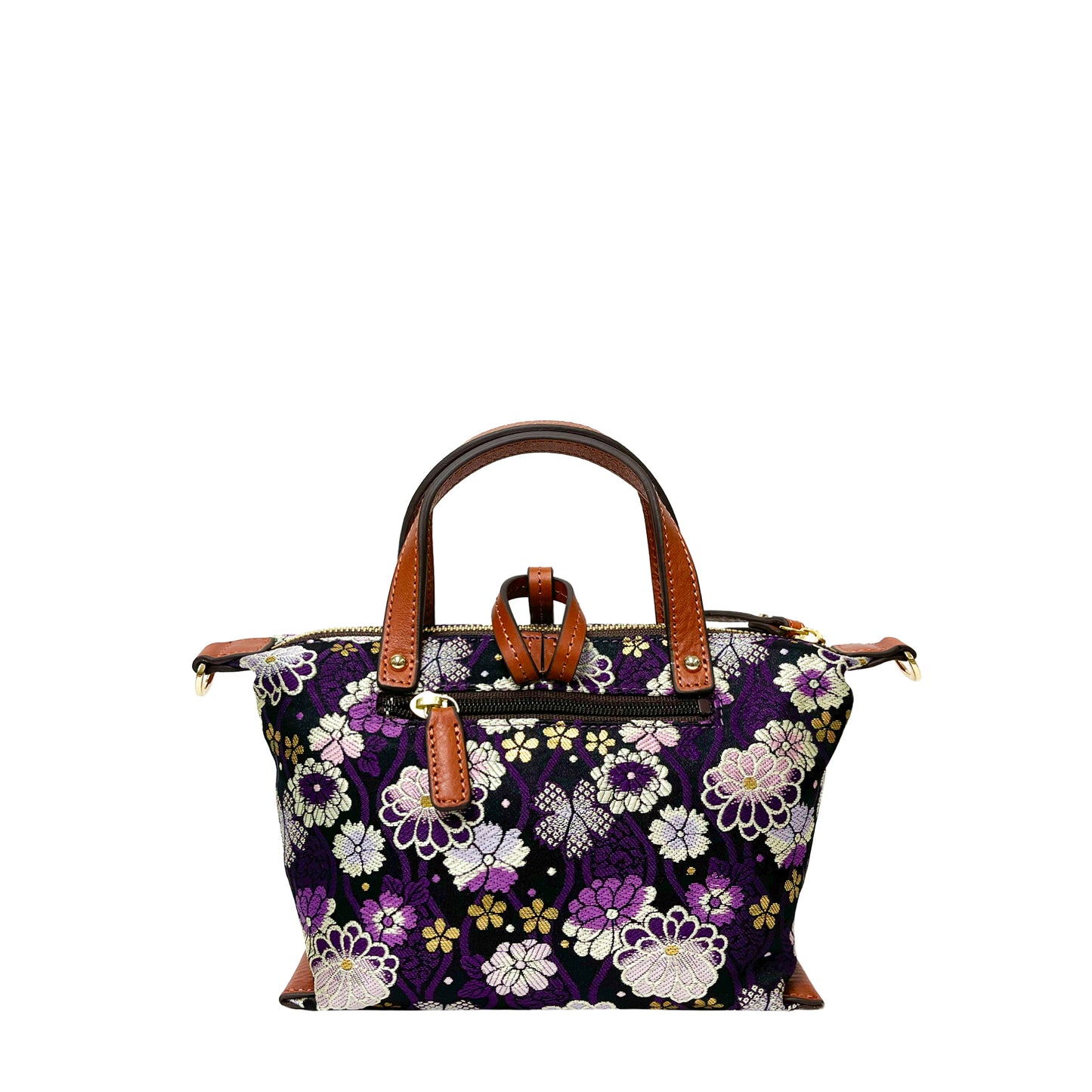 【Limited Edition】NISHIJIN | Nishijin-ori Mini Handbag (Colorful Flowers)