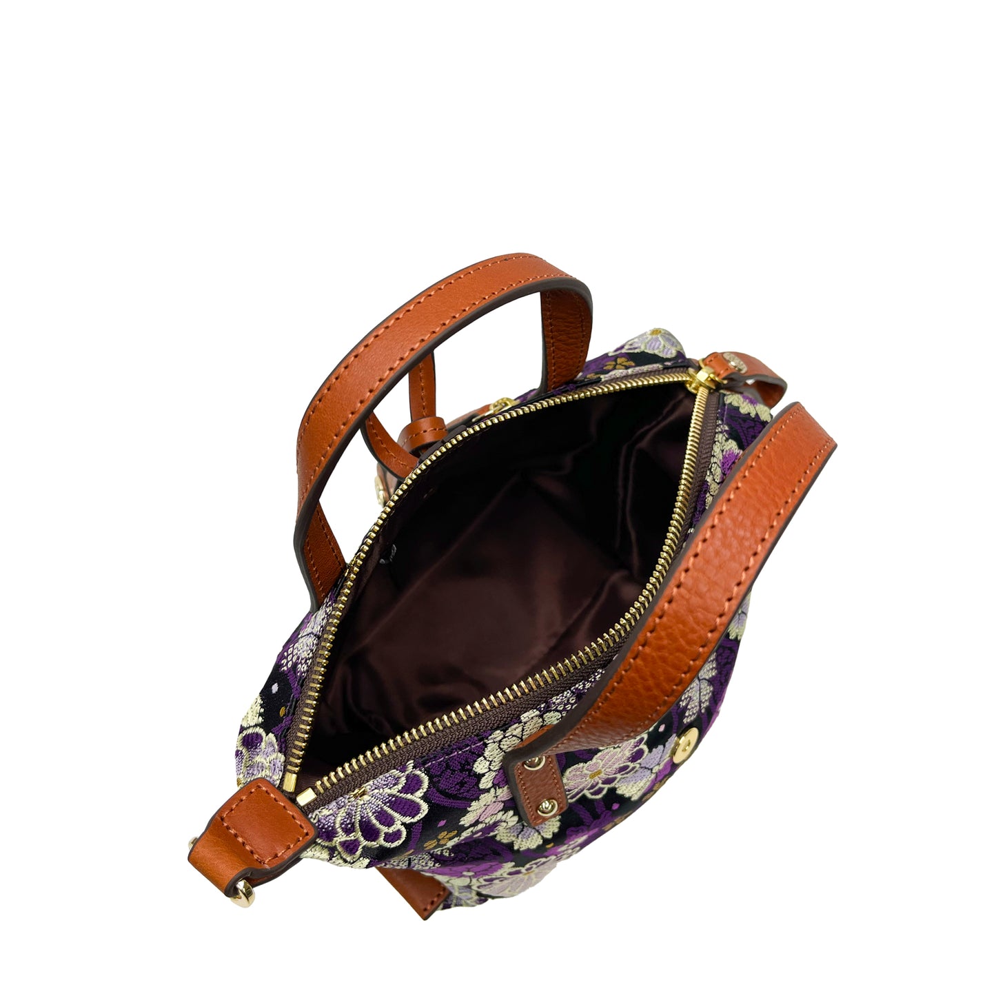 【Limited Edition】NISHIJIN | Nishijin-ori Mini Handbag (Colorful Flowers)