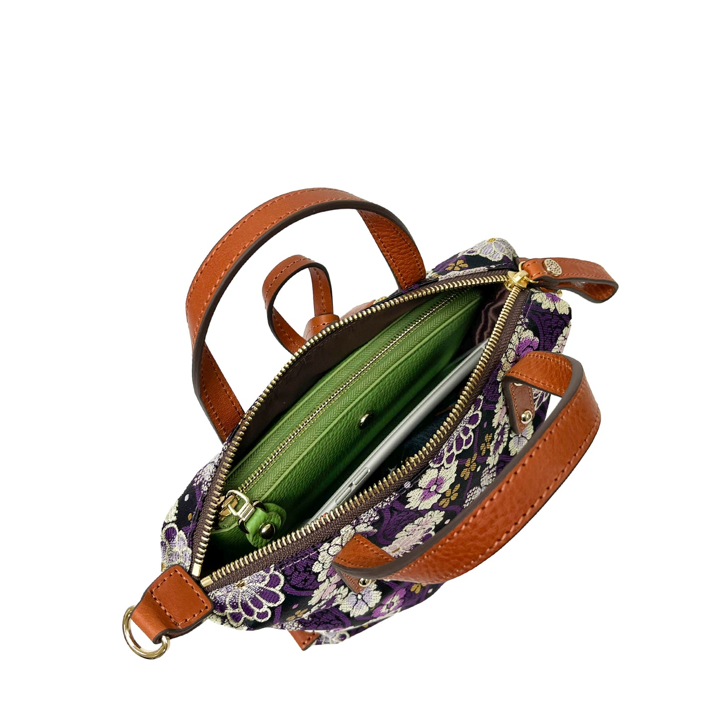 【Limited Edition】NISHIJIN | Nishijin-ori Mini Handbag (Colorful Flowers)