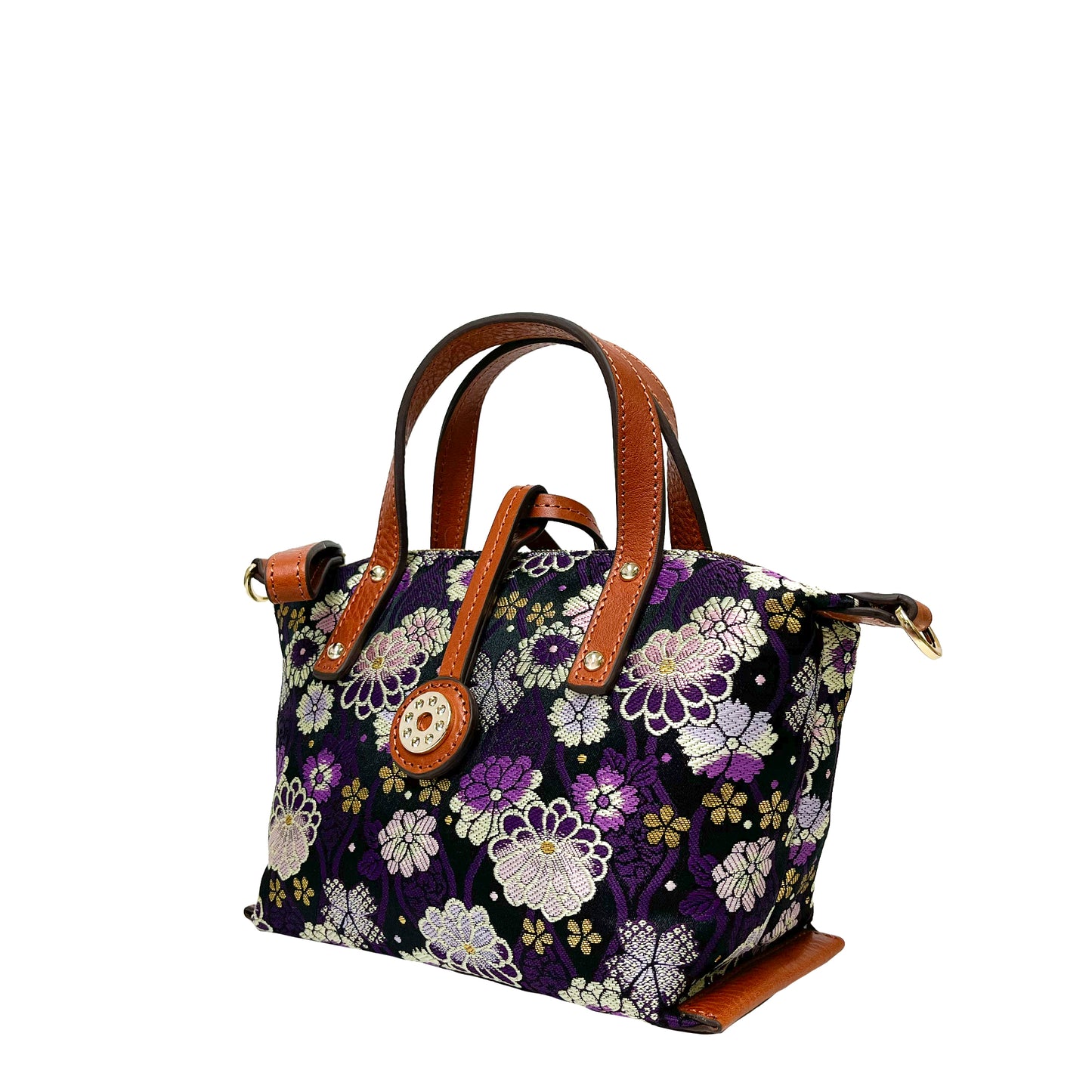 【Limited Edition】NISHIJIN | Nishijin-ori Mini Handbag (Colorful Flowers)