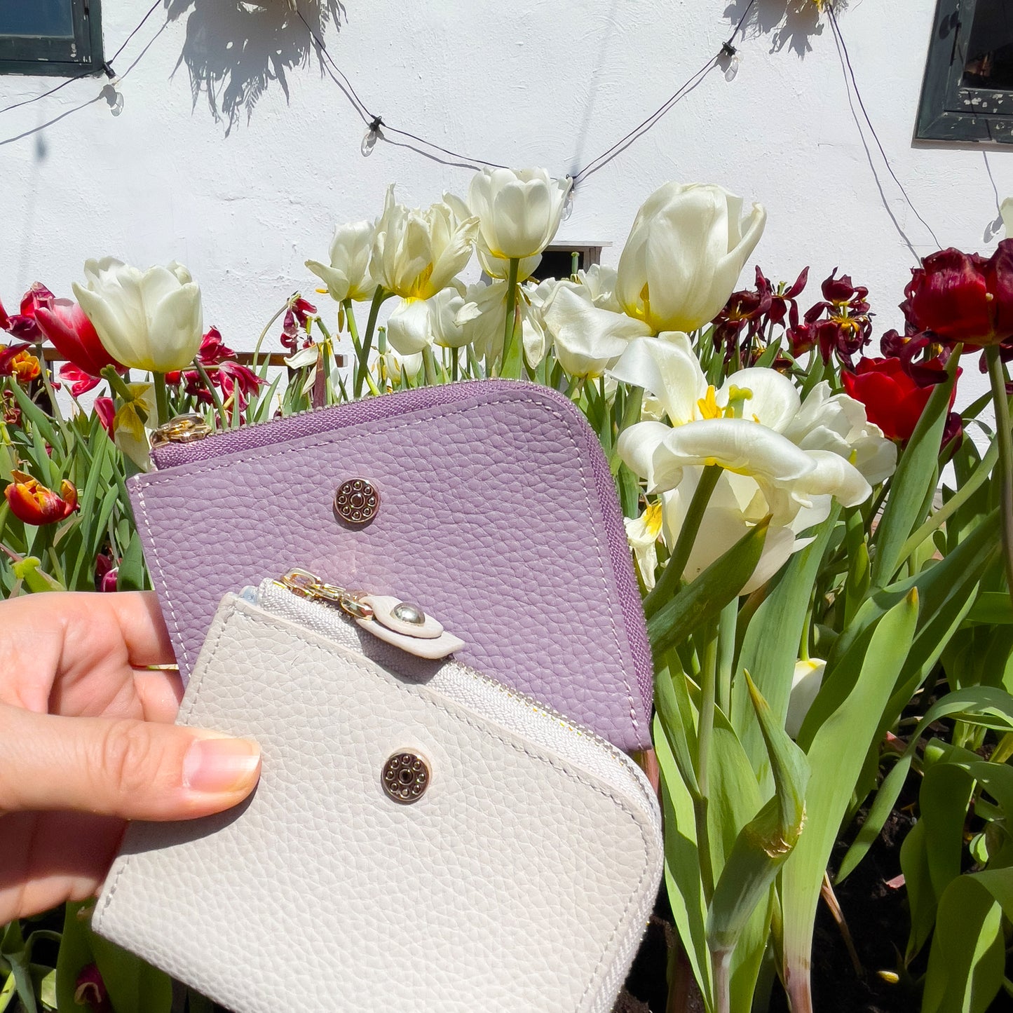 NNM GOODS | Full Leather L-Shaped Short Wallet