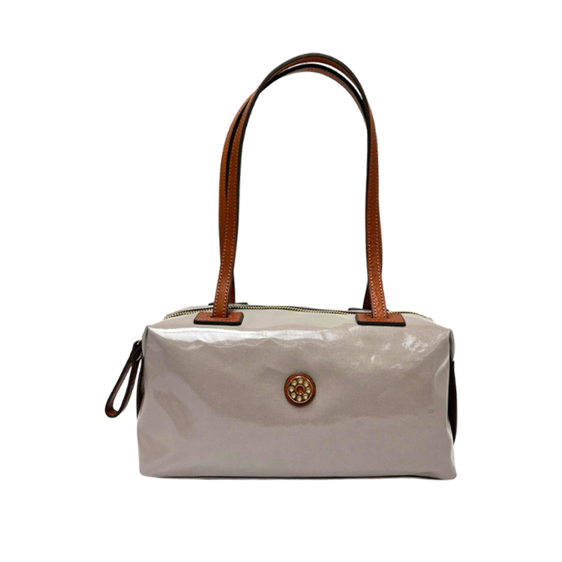 NEW】Life Series | Lightweight Luxury Boston Bag with Back Zipper