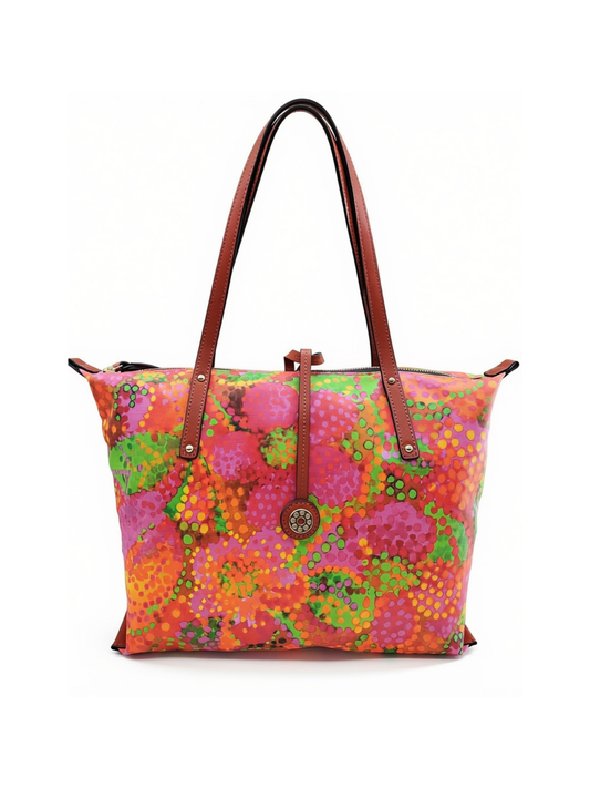 CHIC | LIMONTA pattern Tote Bag - Orange