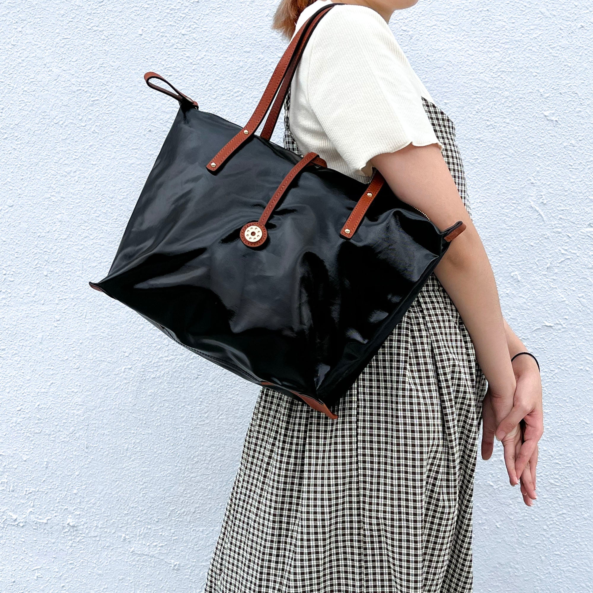 LIFE |  Waterproof Tote Bag (Piano Black)