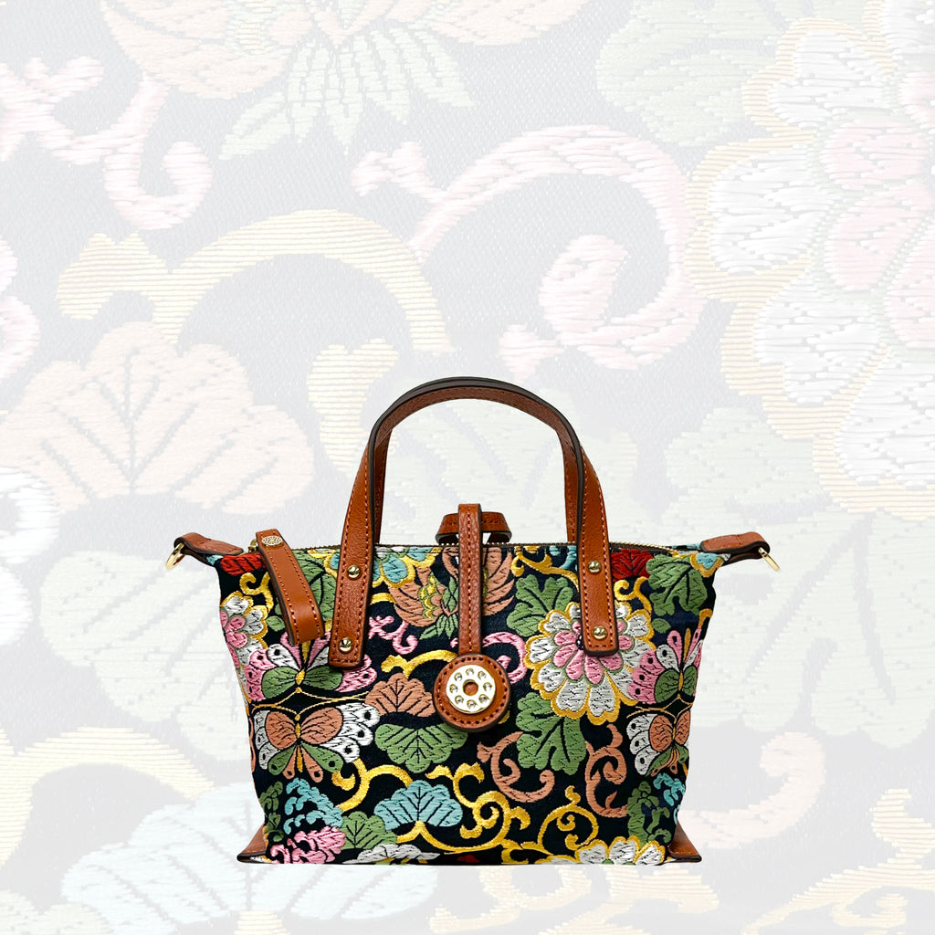 【Limited Edition】NISHIJIN | Nishijin-ori Mini Handbag (Deep)