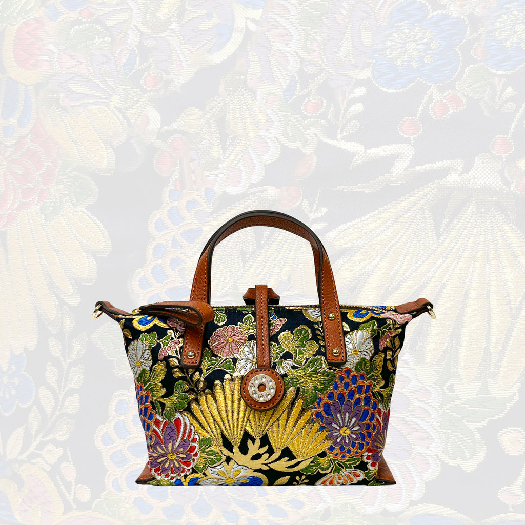 【Limited Edition】NISHIJIN | Nishijin-ori Mini Handbag (Deep)
