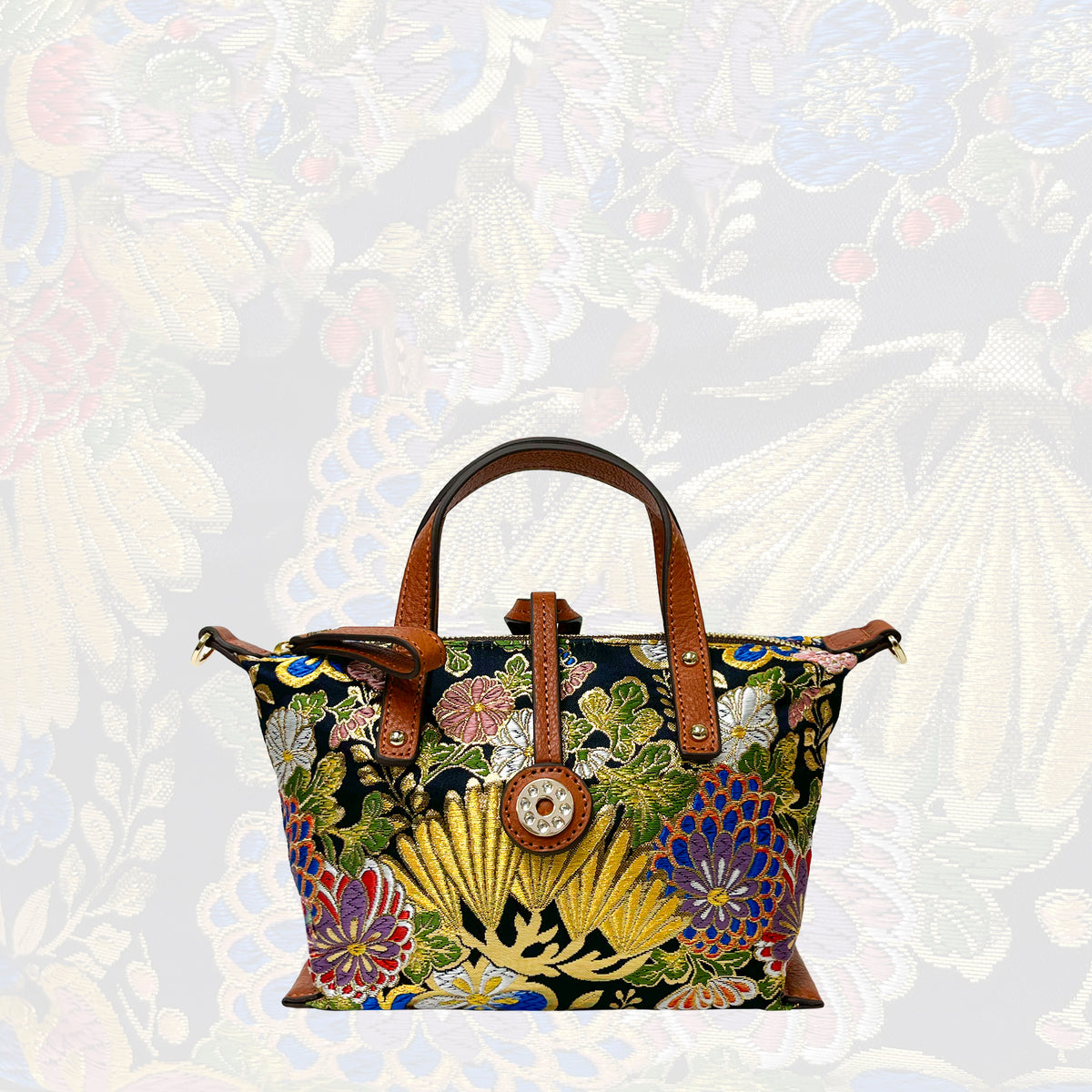 【Limited Edition】NISHIJIN | Nishijin-ori Mini Handbag (Deep)