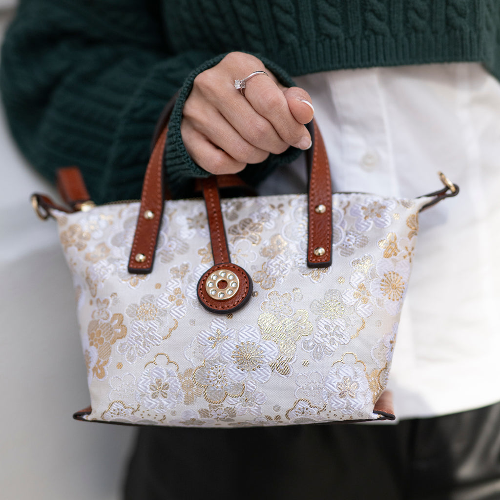 【Limited Edition】NISHIJIN | Nishijin Ori Kinran Mini Tote Bag