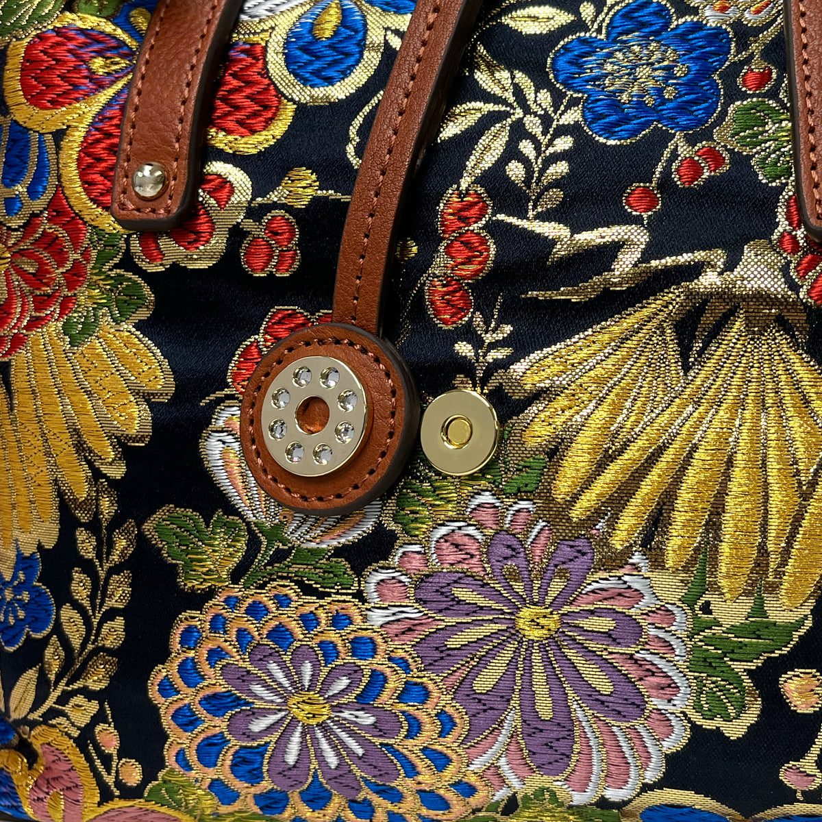 NISHIJIN | Nishijin Weave Convertible Tote Bag (Deep)