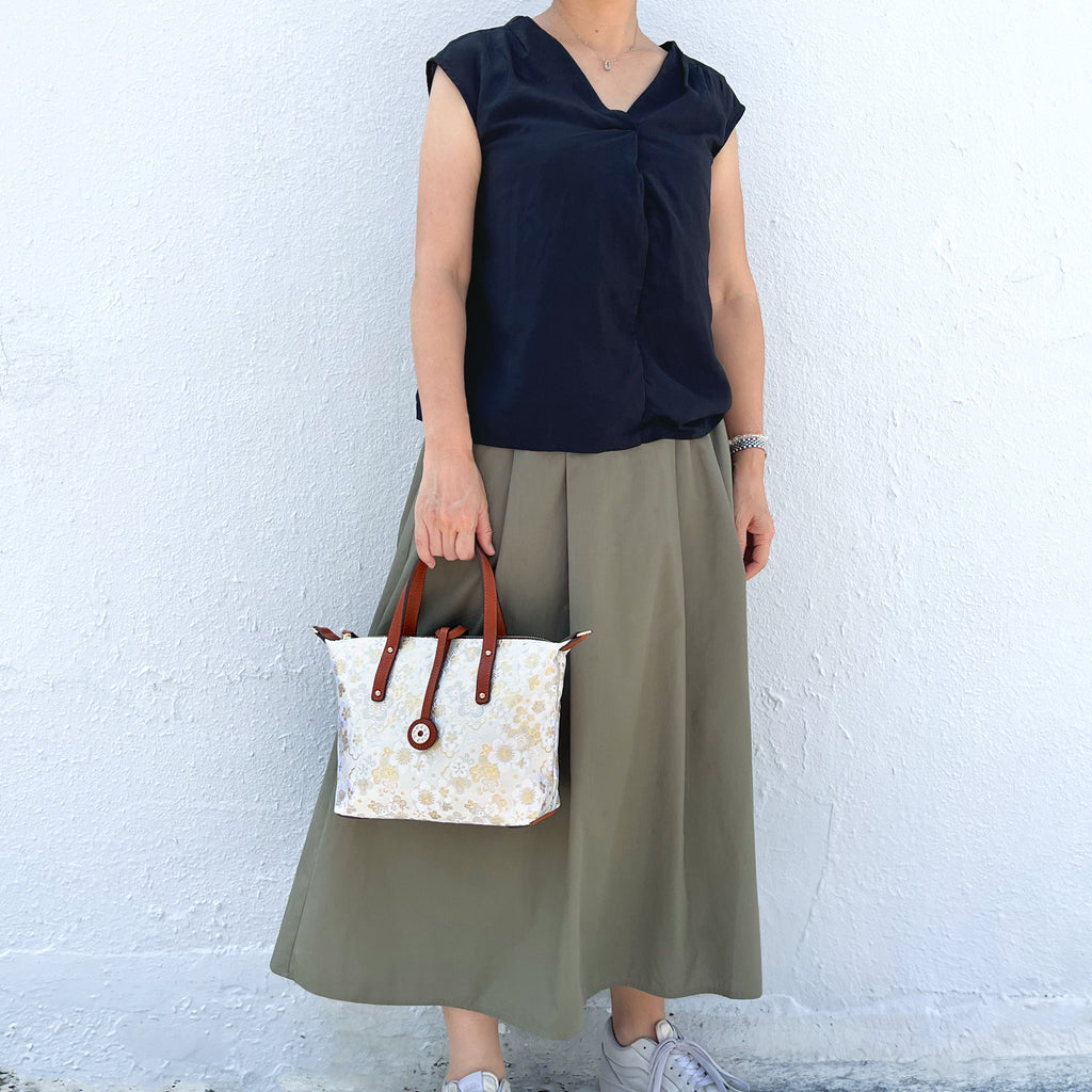NISHIJIN | Nishijin Weave Convertible Tote Bag (Colorful)