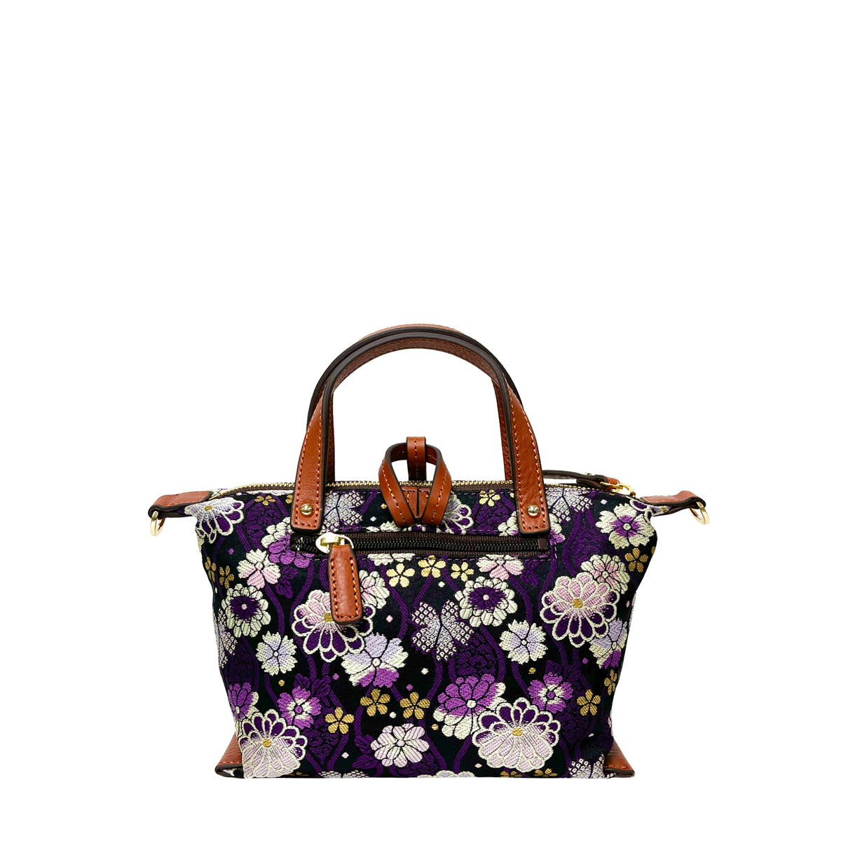 【Limited Edition】NISHIJIN | Nishijin-ori Mini Handbag (Colorful Flowers)