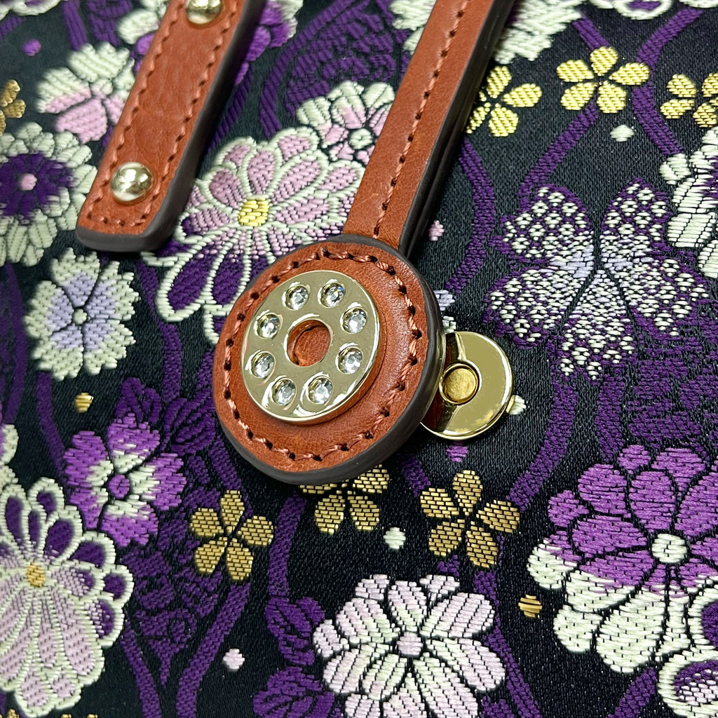 【Limited Edition】NISHIJIN | Nishijin-ori Mini Handbag (Colorful Flowers)