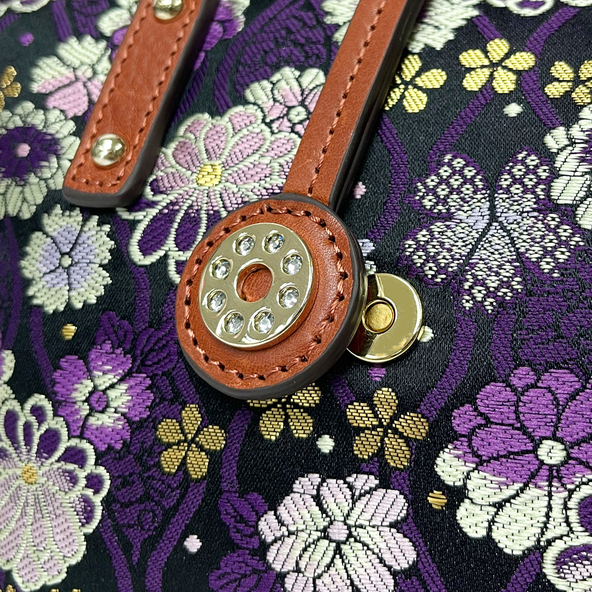 【Limited Edition】NISHIJIN | Nishijin-ori Mini Handbag (Colorful Flowers)