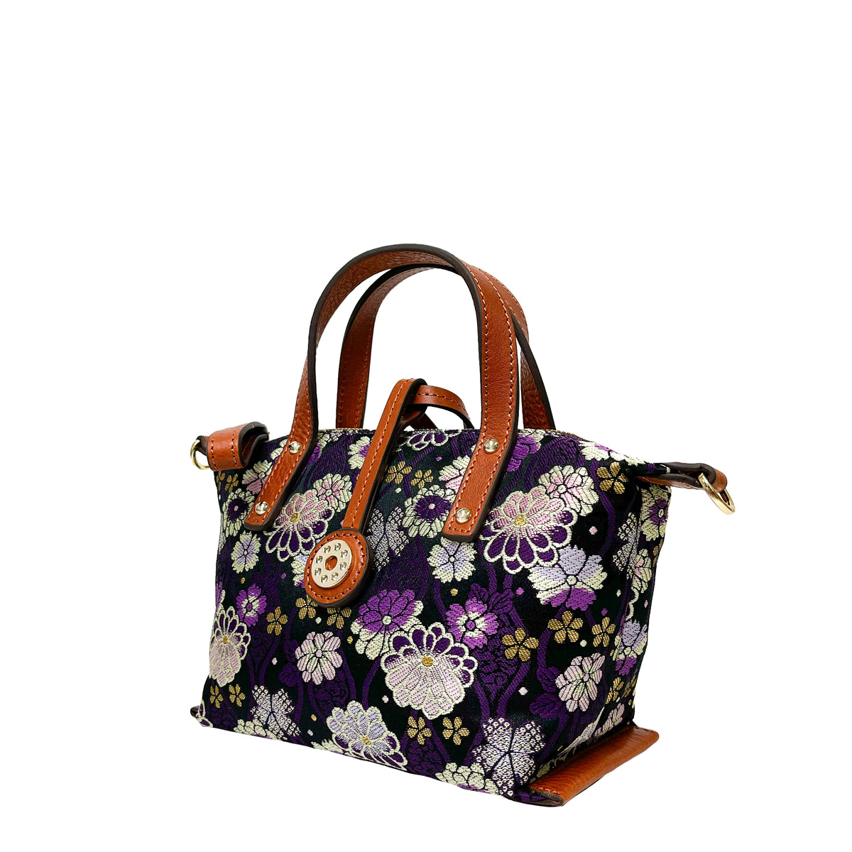 【Limited Edition】NISHIJIN | Nishijin-ori Mini Handbag (Colorful Flowers)