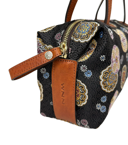 【新品】NISHIJIN | Nishijin Weave 奢華波士頓手提包