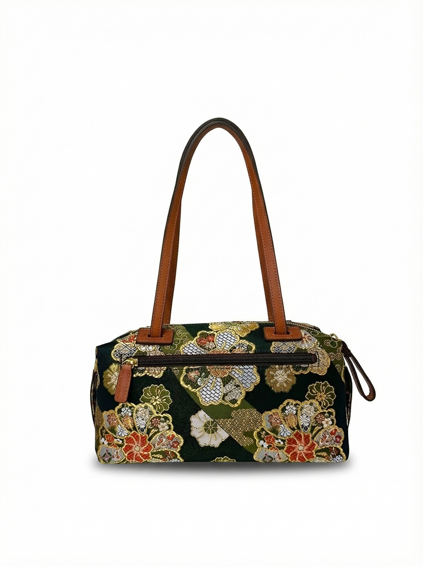 【新品】NISHIJIN | Nishijin Weave 奢華波士頓手提包