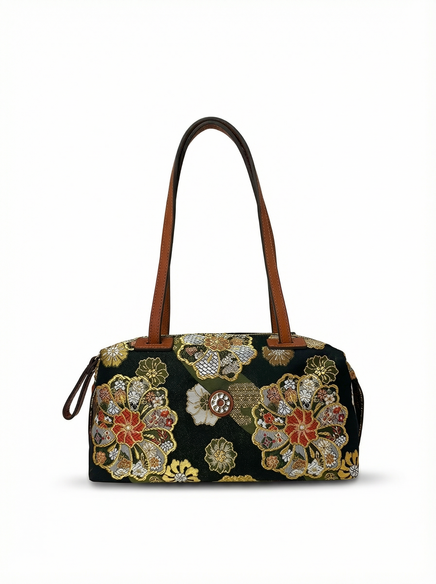 【新品】NISHIJIN | Nishijin Weave 奢華波士頓手提包