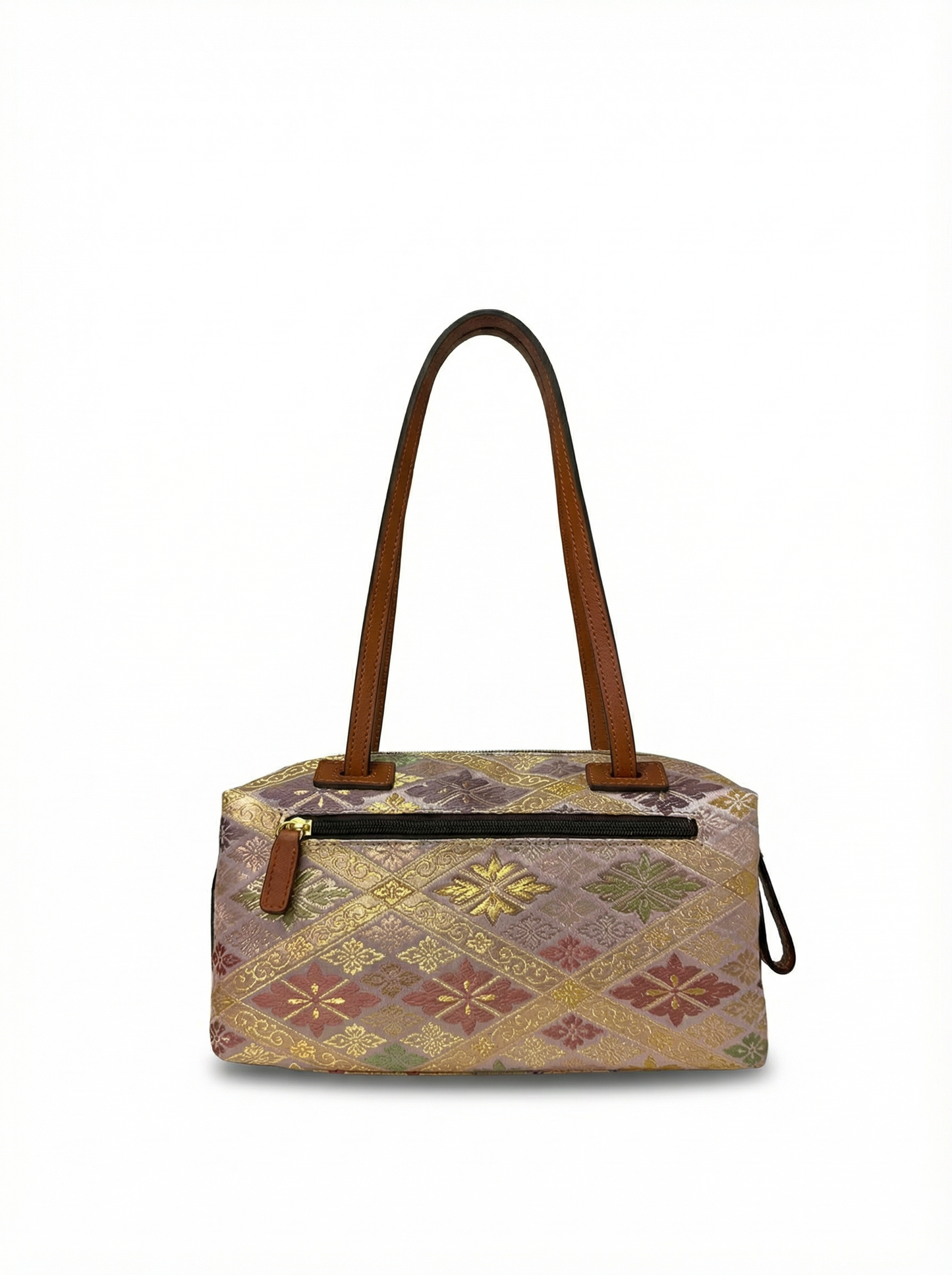 【新品】NISHIJIN | Nishijin Weave 奢華波士頓手提包