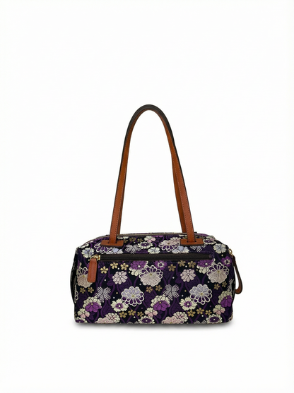 【新品】NISHIJIN | Nishijin Weave 奢華波士頓手提包