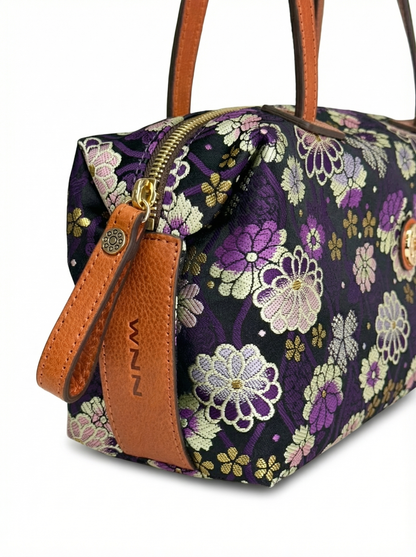 【新品】NISHIJIN | Nishijin Weave 奢華波士頓手提包