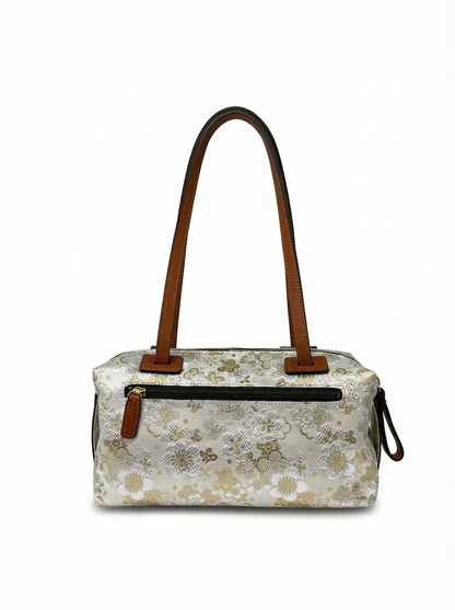 【新品】NISHIJIN | Nishijin Weave 奢華波士頓手提包