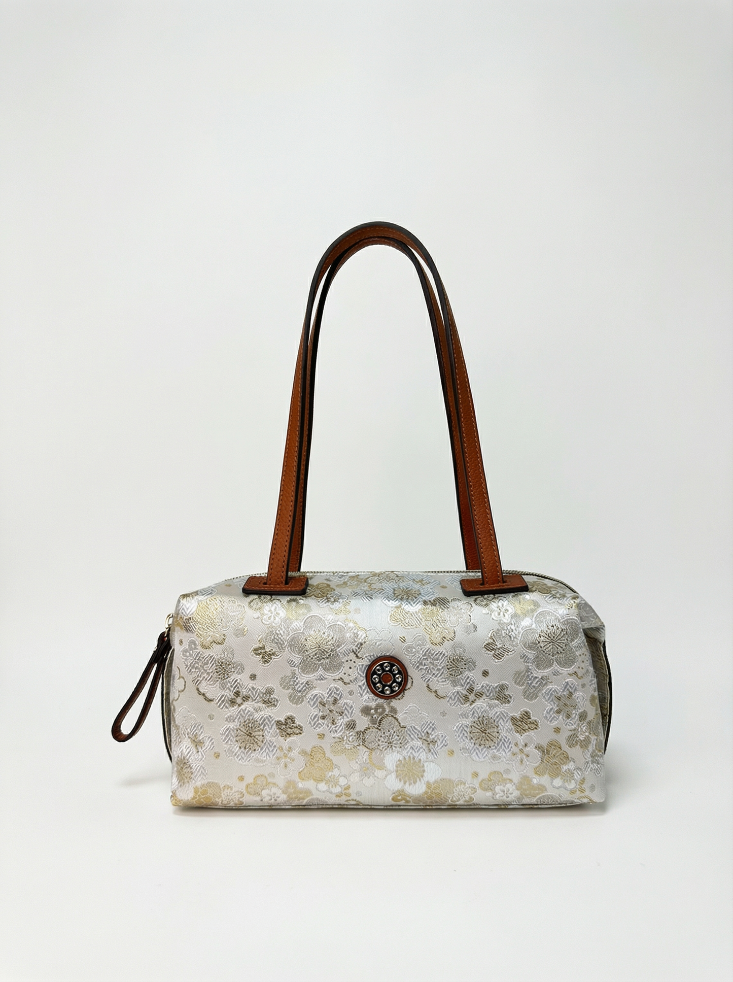 【新品】NISHIJIN | Nishijin Weave 奢華波士頓手提包