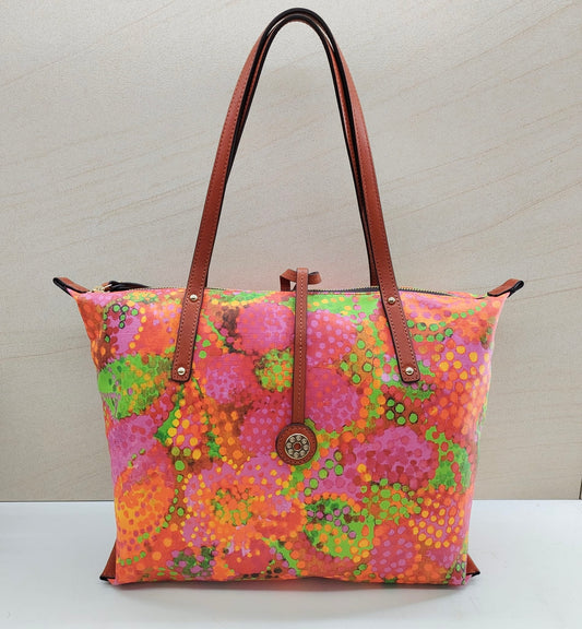 CHIC | LIMONTA pattern Tote Bag - Orange