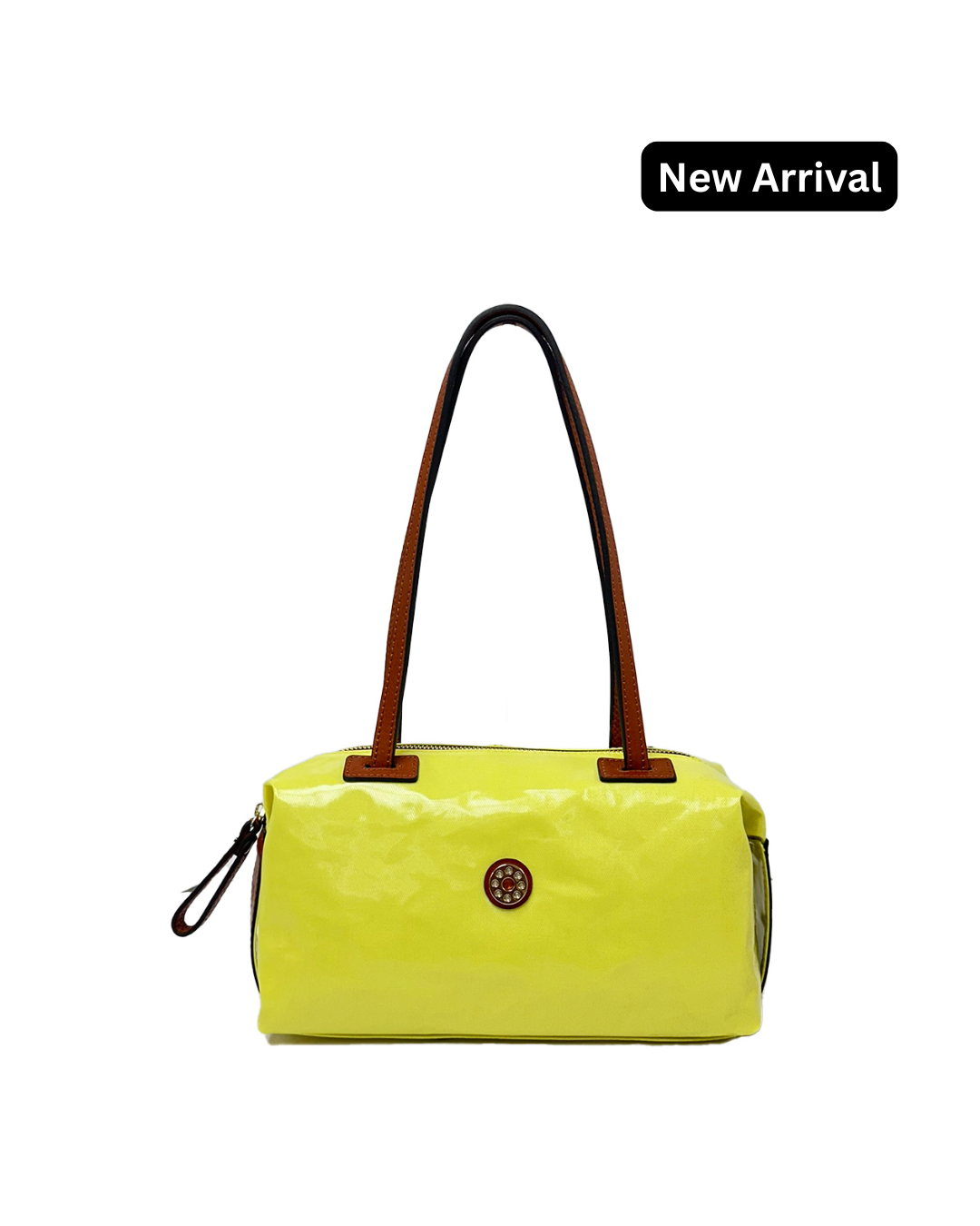【NEW】Life Series | Lightweight Luxury Boston Bag with Back Zipper