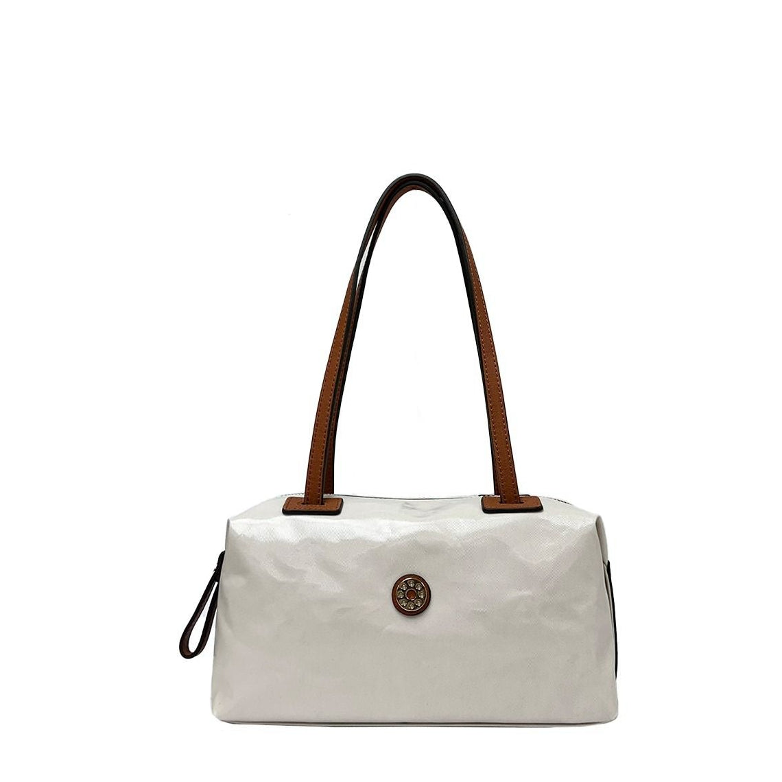 NEW】Life Series | Lightweight Luxury Boston Bag with Back Zipper