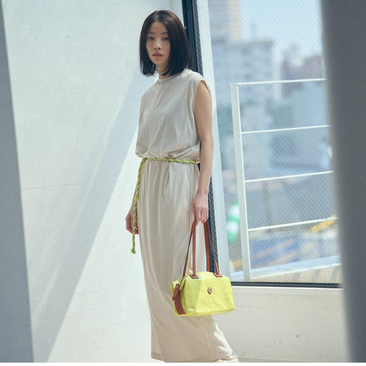 【NEW】Life Series | Lightweight Luxury Boston Bag with Back Zipper
