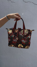 NISHIJIN | Nishijin Weave Convertible Tote Bag (Deep)