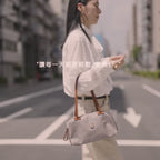 【NEW】Life Series | Lightweight Luxury Boston Bag with Back Zipper