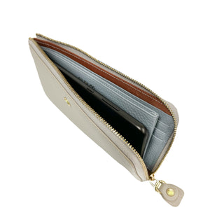 NNM GOODS |  Full Leather L Shape Zipper Wallet