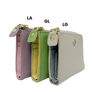 NNM GOODS | Full Leather L Shape Zipper Short Wallet