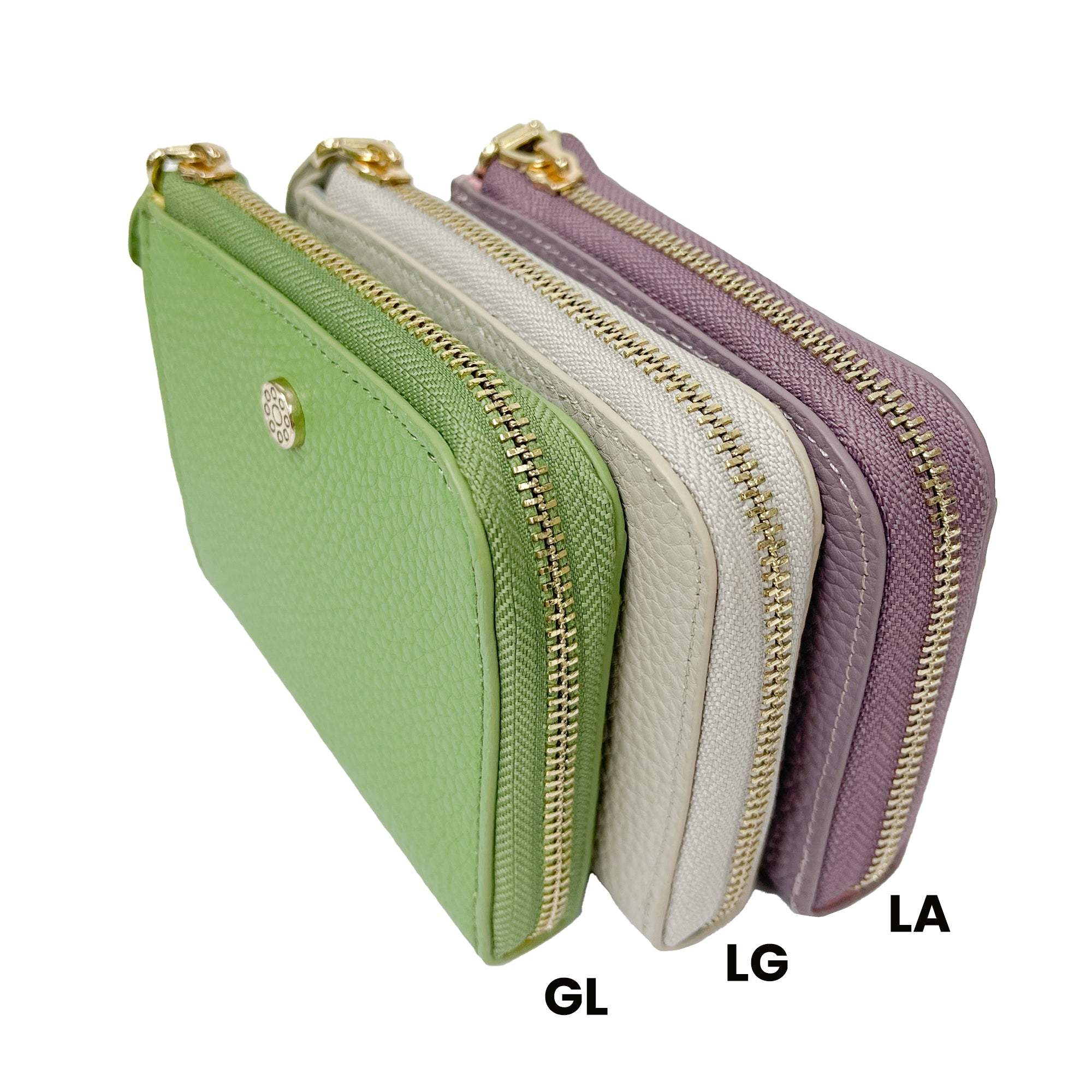 NNM GOODS | Full Leather L Shape Zipper Short Wallet
