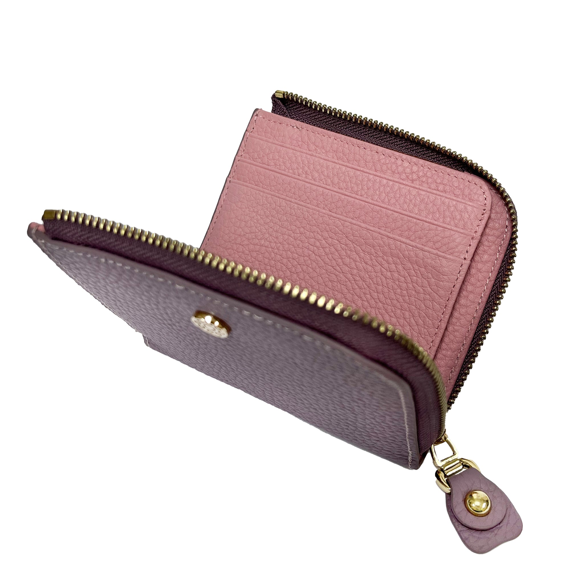 NNM GOODS | Full Leather L Shape Zipper Short Wallet