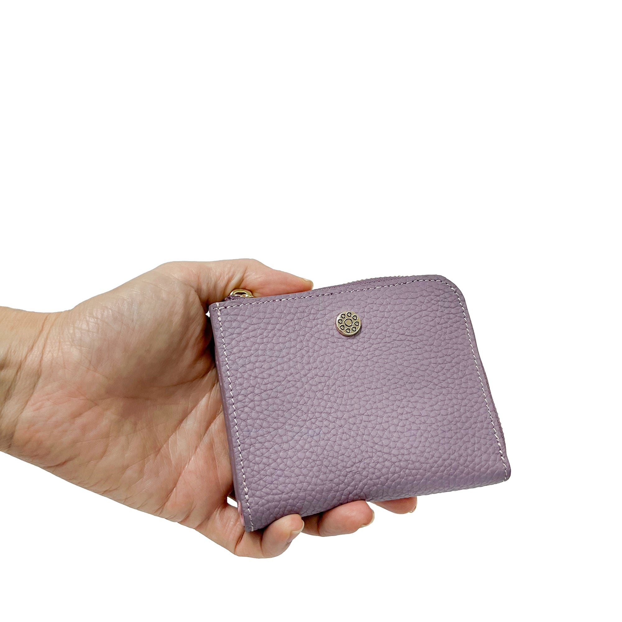 NNM GOODS | Full Leather L Shape Zipper Short Wallet