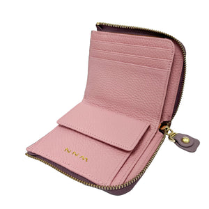 NNM GOODS | Full Leather L Shape Zipper Short Wallet