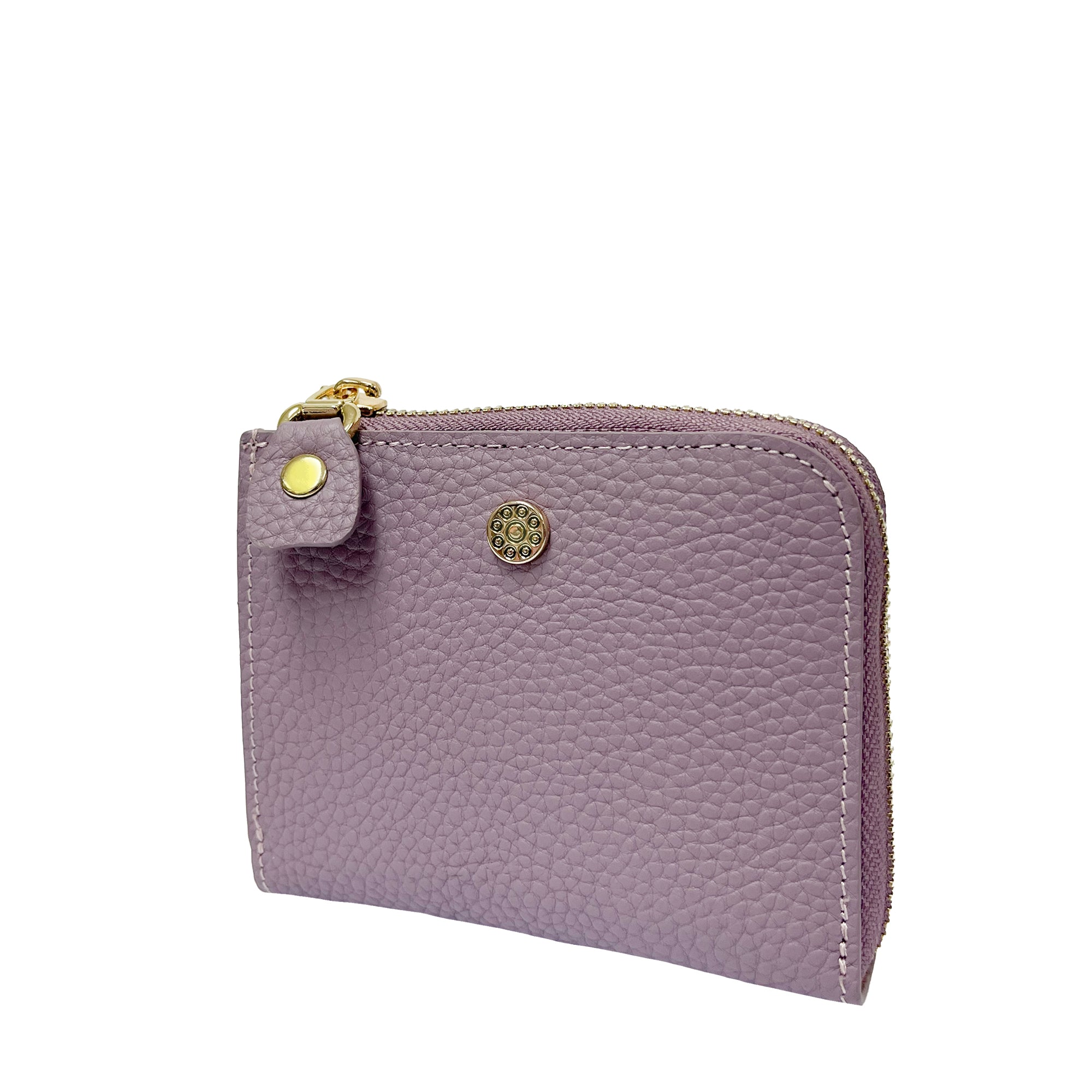 NNM GOODS | Full Leather L Shape Zipper Short Wallet